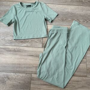 White Fox Sage Green 2-Piece Set